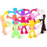 Valentines Day Gifts for Kids: 12Pcs Magnetic-People-Magnet-Men, Travel Toys for Kids, Cute Robot & Funny Magnets, School Party Favors Bulk, Small Toys for Classroom Prizes, Easter Egg Stuffers