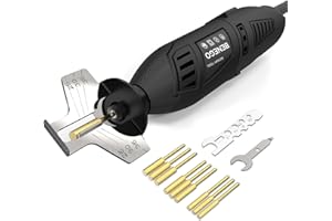 BENEGO Electric Chainsaw Sharpener Kit with Titanium Plated Chain Saw Files, High-Speed Electricity Chain Saw Sharpener Tool and 3 Sizes Diamond Sharpening Wheels for All Chainsaw Chains