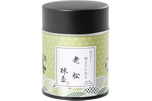 京はやしや HAYASHIYA Matcha Powder - Oimatsu - Kyoto Uji Ceremonial Grade, First Harvest Stone Milled Authentic Japanese Matcha Green Tea Powder (40g / 1.4oz)