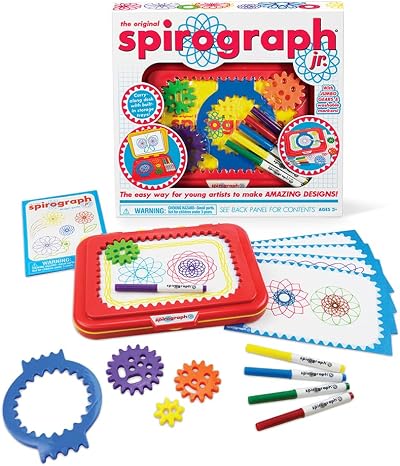 Spirograph Brand Junior Set Jumbo Pieces for Easy Creative Drawing