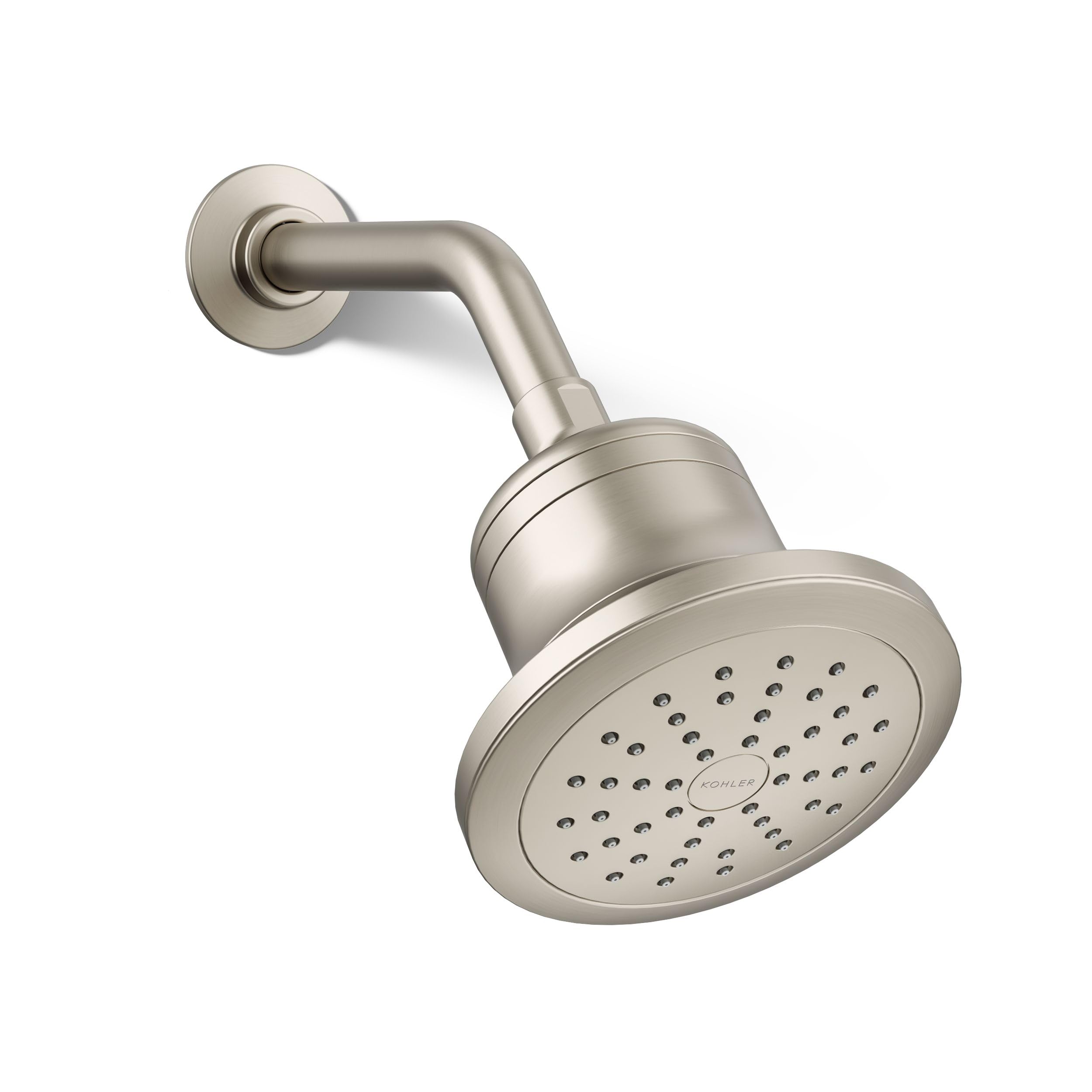 Photo 1 of Kohler 33631-Y-BN Cinq™ Round single-function filtered showerhead, 2.5 gpm, Vibrant Brushed Nickel