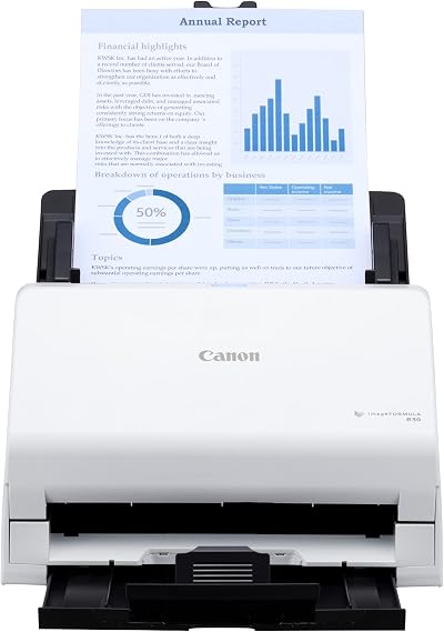 Canon imageFORMULA R30 Office Document Scanner Auto Document Feeder Duplex