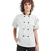 ChefUniforms.com Women's Lightweight Chef Jacket - Professional Kitchen Uniform