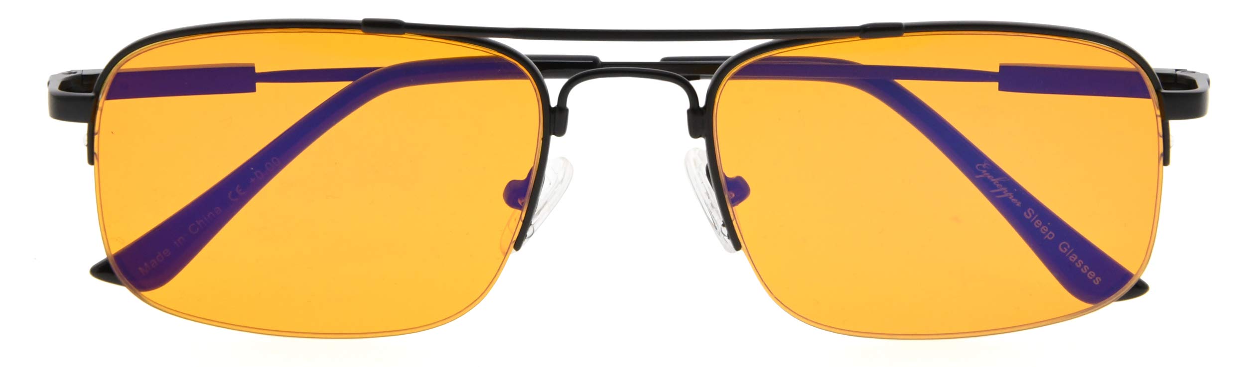 CessBlu Blue Light Blocking Glasses Half-Rim Titanium Anti UV Rays Glare Computer Reader Eyeglasses for Men Women Nighttime Reading(Black)+1.25