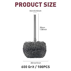 50 PCS Abrasive Buffing Wheels,1 Inch Buffing