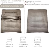 MAXYOYO Japanese Floor Futon Mattress Double Charcoal Grey view 4