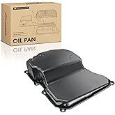 A-Premium Transmission Oil Pan with Drain Plug Compatible with Volkswagen Jetta 2005-2016, Passat 2006-2007, Golf 2010-2018, 