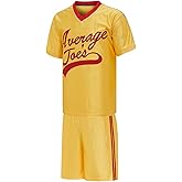 Average Joe's Adult Yellow Jersey and Shorts Set Halloween Costume Cosplay