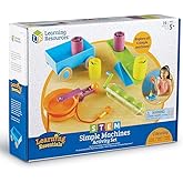 Learning Resources STEM Simple Machines Activity Set, Hands-on Science Activities, 19 Pieces, Ages 5+
