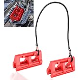 Red Hydraulic Steering Locks, Outboard Motor Steering Lock for Most Steering Cylinder Rods On Outboard Engines, in Position When Towing - Transom Savers for Outboard Motor Trailering/Transport