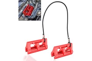 FENNORAL Red Hydraulic Steering Locks, Outboard Motor Steering Lock for Most Steering Cylinder Rods On Outboard Engines, in Position When Towing - Transom Savers for Outboard Motor Trailering/Transport