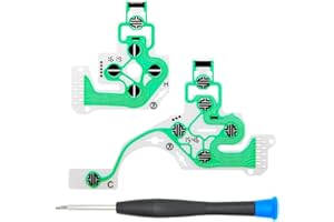 MMOBIEL Flex Ribbon Conductive Film Keypad Replacement for PlayStation PS4 Controller Dualshock 4 JDS-030 Incl (+) Screwdrive