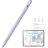 ESR Geo Digital iPad Pencil Findmy Compatible with Apple iPad 2018-2025,with Easy Shortcuts for Apple iPad A16/10/9/8 & Air 13/11 & Pro 12.9/13/11 & Mini 7/6/5,Purple(No Wireless Charging)