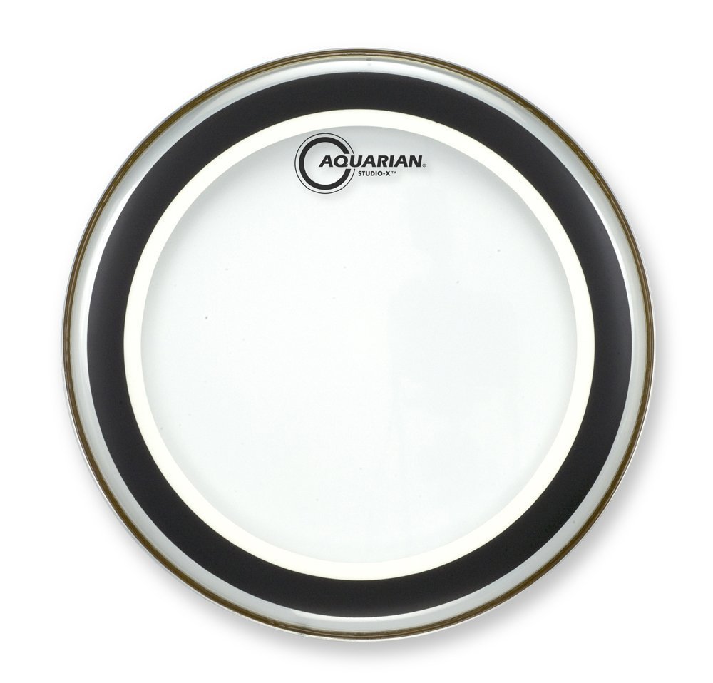 Aquarian Studio X 14 Inch Clear With Muffling Ring
