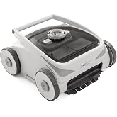 INTEX 28623E ZX500R Cordless Electric Automatic Robotic Pool Cleaner for Above Ground, In Ground Swimming Pools with Max Depth of 79in, 120-min Run Time on Full Charge