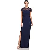 JS Collections Womens Laney Soutache Yoke Gown