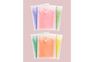 FIREKYLIN 50Pcs Swimsuit Bags, 10" x 13" Frosted Zipper Plastic Bags for Clothes, Resealable Shirt Bags for Small Business Shipping Packaging(3 Mils Thickness)