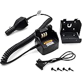Kymate PMLN7089 Vehicular Travel car Charger for Motorola R2 CP200 CP200D EP450 DEP450 CP040 CP160 CP180 CP200XLS PR400 CP140 CP180 Radio PMLN7089A Walkie Talkie Battery Charing