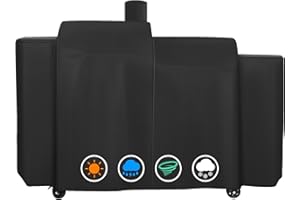 ZBXFCSH Heavy Duty Replacement Grill Cover Fits for Pit Boss KC Combo Platinum Series Grill with Handles, All Weather Protection Waterproof Cover