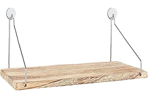 ONSOGI Fabric Wall Cubicle Shelf with Round Hooks for Work Decor, 11.8' Wooden Cubicle Organizer Storage Shelf with Hangers Cubicle Accessories for Women Men Desk