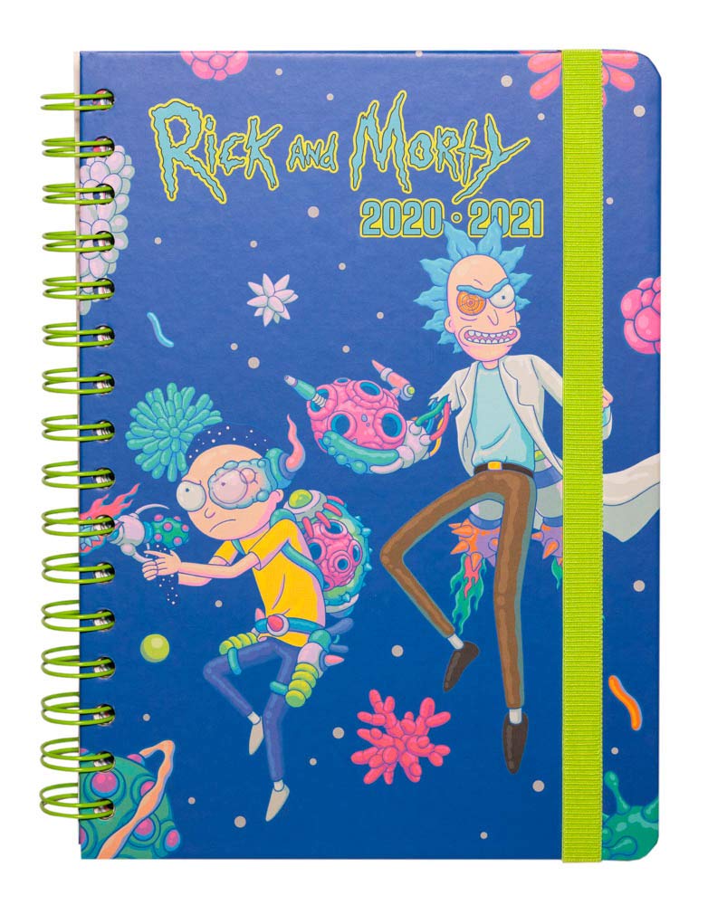 Erik - Rick and Morty Academic Diary 2020-2021 A5 Week to View, Mid Year Diary - 12 Months