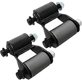 BST BSSP Pair Set Rear Leaf Spring Shackle Kit Rearward LR RR Compatible with 1984&ndash;1990 Jeep Wagoneer, for 1984&ndash;2001 Jeep Cherokee, Replace # 722-024 722024