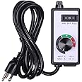 Yescom Variable Fan/Router Speed Controller 3 Settings Hydroponics Inline Fan Exhaust Air 500W to 1800W Adjuster