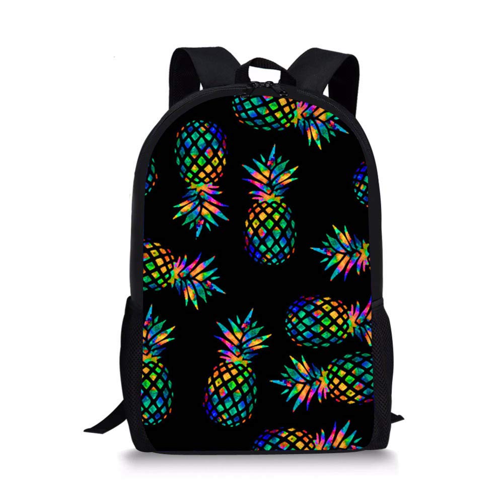 Amzbeauty Delicious Pineapple Backpack Popular Bookbag School Rucksack for Elementary or Middle School Boys and Girls