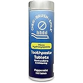 Chew Brush Smile Micro Hydroxyapatite Toothpaste Tablets 120 Count Peppermint