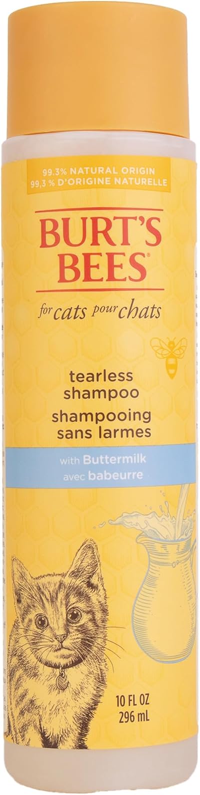 BURT'S BEES FOR PETS Kitten Tearless Shampoo with Buttermilk 10 Fl Oz