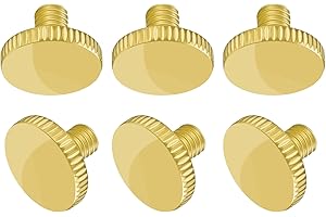 TARASHUU 6PCS A0141229 A0141220 for Yamaha Brass Lyre Holder Screws, Replacement Finger Ring Holder Screws for Saxophone Trumpet Cornet Alto Tuba Screw