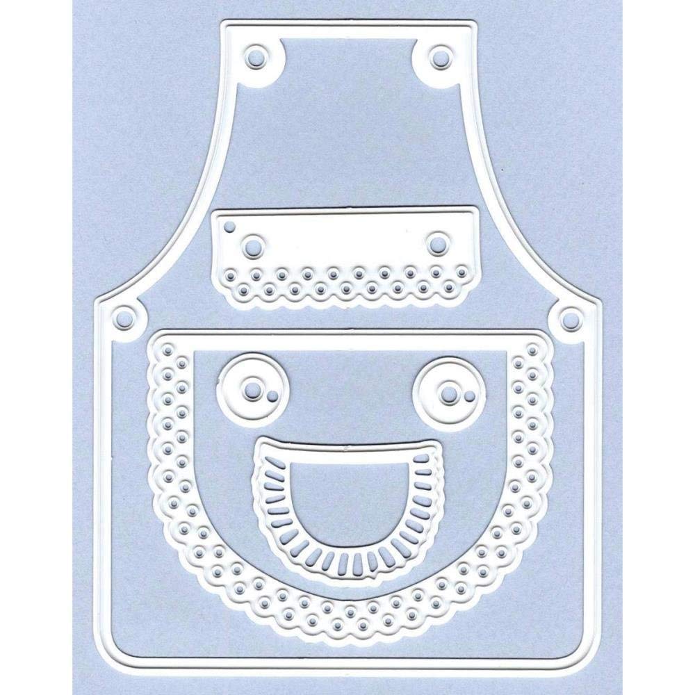 Marianne Design Apron Craftable Die, Black,20 x 9x 0, 5