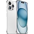 yowsley Unlocked Android Phone A15 PROMAX Android 13 Cell Phone with Dynamic Island 6GB+256GB 6800mAh,Fast Charging,HD Screen 48MP+108MP Camera Cell Phone with 5G Dual SIM Smart Phone (White)