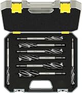 Meccion 8pc Wood Drill Bit Set Self Feed Hex Shank 10-25mm Professional