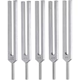 Biosonics Set of 5 Brain Tuning Forks - Includes 5 Tuning Forks, Pamphlet, &amp; Velvet Bag/Developed Based on Brain Wave Studies