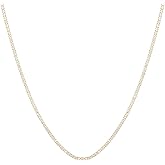Amazon Essentials Fine Silver-Plated or 14K Gold-Plated Tennis Necklace with Cubic Zirconia, 16"
