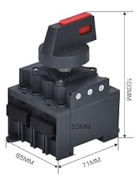 DIHOOL Solar Disconnect Switch,32 Amp DC1200V 4P