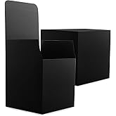 15 Pcs Black Gift Boxes, 6 x 6 x 6" Kraft Paper Cardboard Boxes - Perfect for Parties, Weddings, Birthdays, Christmas & Crafting