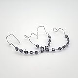 2 Pcs Temporary Tooth Decoration with Metal Wires