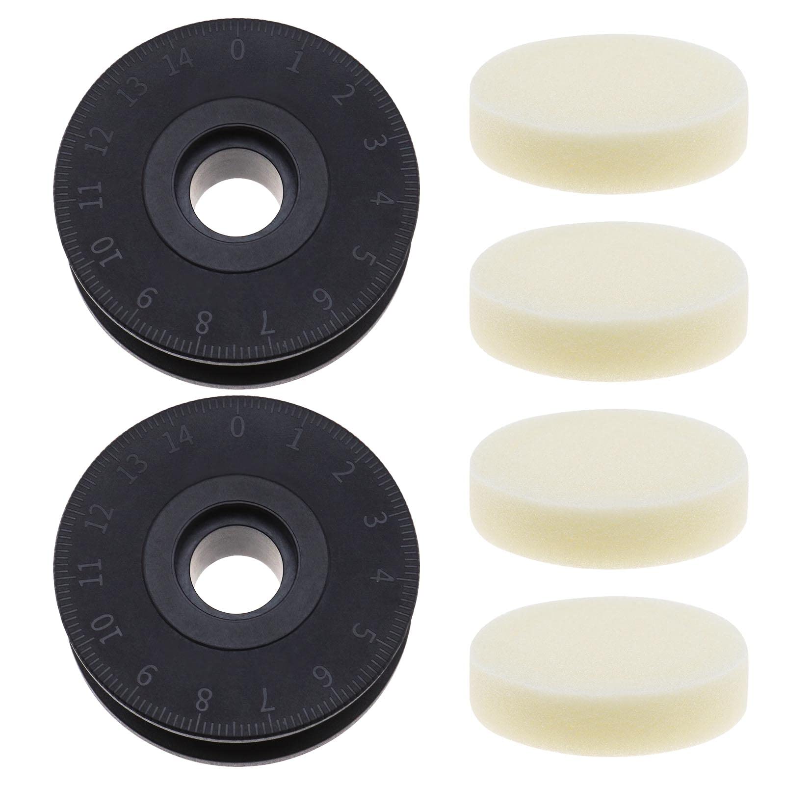 EMSea 2Pcs Bike Chain Keeper Holder with Sponge Rings Replacement for 1/8 inch Derailleurs 12mm Thru Axle Bicycle Chain Keep Tool for Bike Cleaning Transporting Lubing