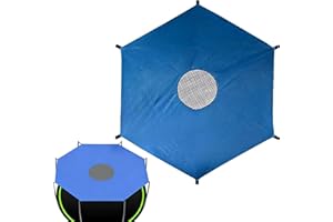 AHDFY Trampoline Shade Cover, Trampoline Top Cover for 6ft 8ft 10ft 12ft 14ft 16ft, Anti-UV Sun Protection Dust Oxford Trampo
