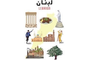 Lebanon: Lined Notebook Journal: Travel Poster Art Cover
