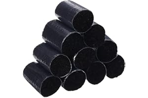 PATIKIL 10 Rolls Latch Hook Yarn, Precut Hook Rugs Making Kit, Black, Synthetic