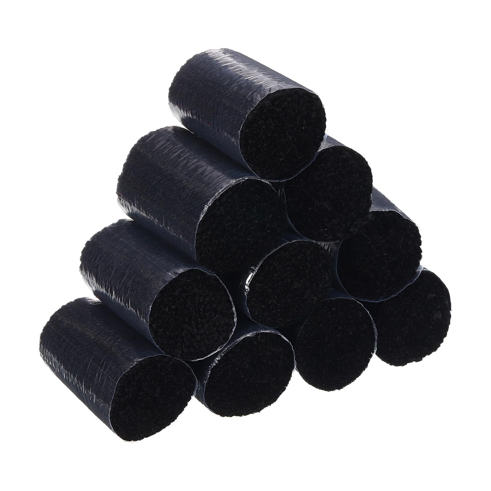 Patikil 10 Rolls Latch Hook Kit, Precut Yarn for Hook Rugs, Crochet Bundles, Adults Beginners Tapestry DIY Craft, Black