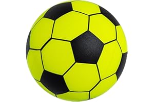 Silent Soccer Ball for Kids, Size 5 PU Foam Football with Shock Absorption, Soft Noise Reduction Sponge Football for Training