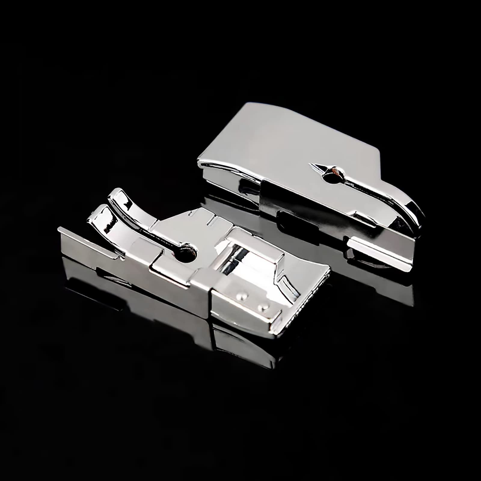 3 Pcs Sewing Machine Presser Foot Set of 1/4 inch Quilting Patchwork, Stitch in Ditch and Overcast Presser Foot for All Low Shank Snap-On Singer, Brother, Babylock, Euro-Pro