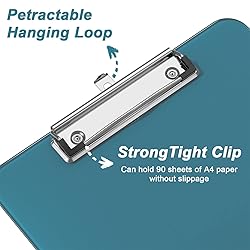 Rimilak Plastic Clipboards with Low Profile Metal