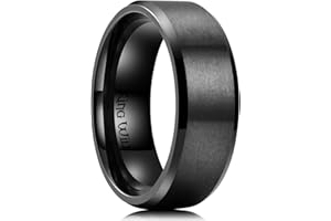 King Will Titanium Wedding Band for Men Women- 3-10mm Width Black/Sliver/Gold High Purity Titanium Promise Wedding Ring Comfort Fit for Daily Wear Size 6-14