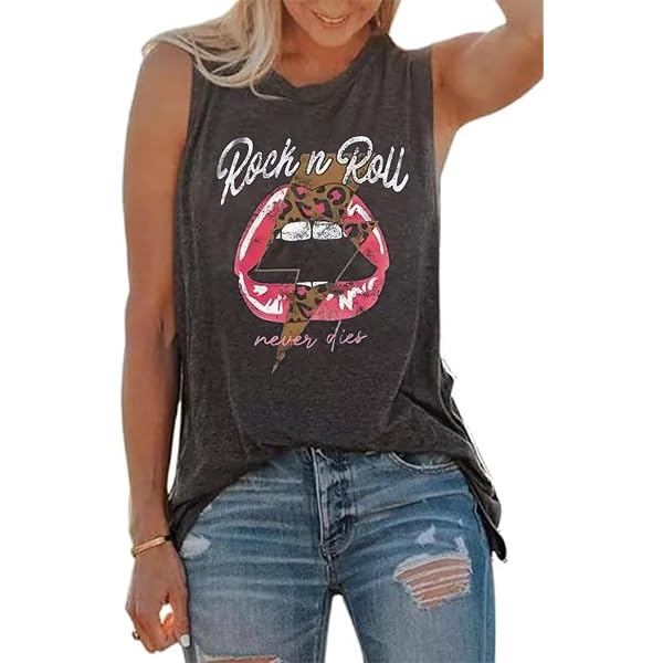 Camiseta Sin Mangas Rockabilly Unisex | Estilo Retro Rockero, Años 50-80s