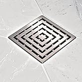 Ebbe E4815-BN 4" Unique Grate, Frames, Brushed Nickel